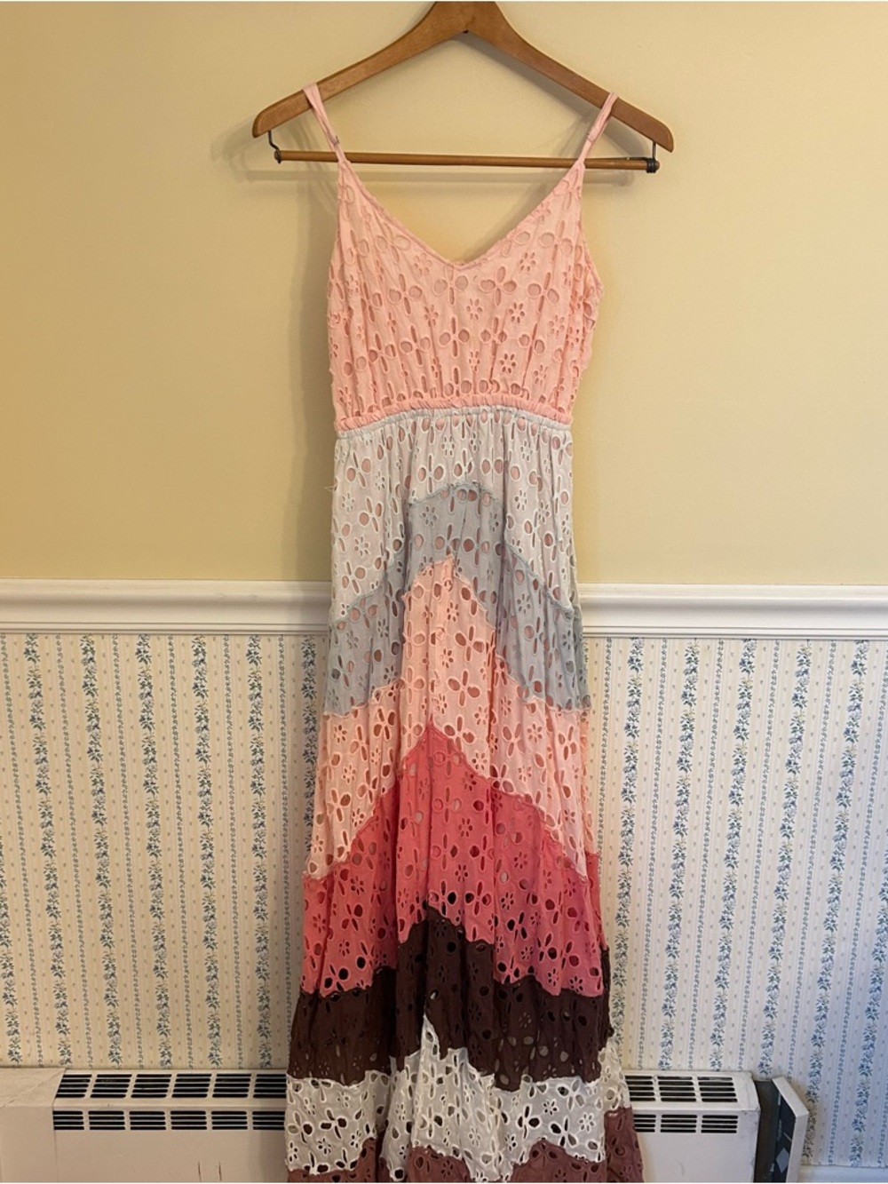 Raga Color Block Striped Maxi Dress